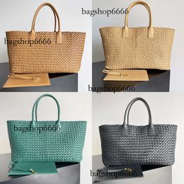 Family B Weave Hop Bag 8-Line Original Leather New Woven Women's Portable Single Original Edition ag