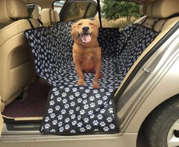 Pet Dog Carriers Waterproof Rear Back Pet Dog Car Seat Cover Mats Hammock Protector With Safety Belt transportin perro2533150