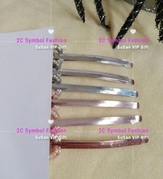 New Fashion metal hair clips Classic pearl c desiged hair pins classic hair accessories party gift VIP paper card6695369