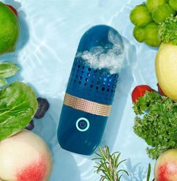 Fruit Vegetable Purifier Portable Wireless Disinfection Cleaner Remove Pesticide Dirt Sterilisation Food Washing Machine 2205162228812966