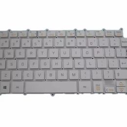 Laptop Keyboard For LG 14Z90N 14Z90N-N.APS5U1 APS7U1 N.AAS7U1 AA75V3 14Z90N-VP50ML 14Z90N-VR50K English US White Without Frame