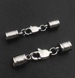 Whole Leather Cord End Crimps clasps With multi shape Lobster Clasp for DIY Jewellery Findings Accessories Whole4669513