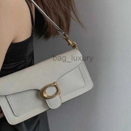 Shoulder Bags Tabby TZ Women's handbag cowhide oneshoulder messenger bag retro and versatile long and short two detachable shoulde 315z