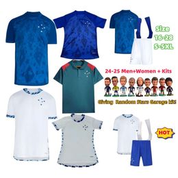 4XL 24 25 Cruzeiro EC soccer jerseys home away women Outubro Rosa GIOVANNI EDU BRUNO JOSE ADRIANO Camiseta de Raposas football shirts 2024 2025 Kids kit Esporte Clube