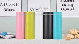 280ML Stainless Steel Slim Vacuum Thermos Bottle Cup Mug 5 Colour Insulated Drinking Water Bottle Kettle6258881