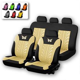 Car Seat Covers Universal Car Seat Covers Protector Auto Interior Accessories Cushion Tool For VW Polo Beetle Passat Nissan Teana Qashqai T240509