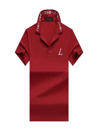 The new style embroidery summer luxury brand polo menswear designer pure cotton polo t shirt fashion British solid Colour breathabl2948274