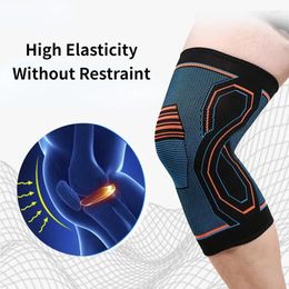 Knee Pads 1PC Compression Brace Workout Support For Joint Pain Relief Running Biking Basketball Knitted Sleeve Adult