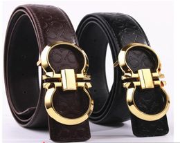 Ferraga belt Desiggner Belts Men High Quality Leather Mens Belt Luxury 100 genuine leather Smooth buckle Belts For men039s tro1032756