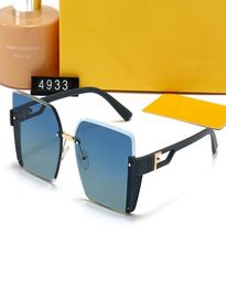 fashion sunglasses Round Double Bridge model real top quality 4933 women men sun glasses with black or brown leather case and ret2247753