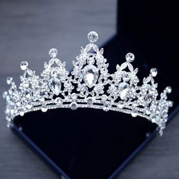 Sparkling Bling Bling Bridal Crowns Crystal Rhinestone New Design Bride's Headpieces Sweet 15 Head Tiaras Accessories 15 Anos Masq 270C