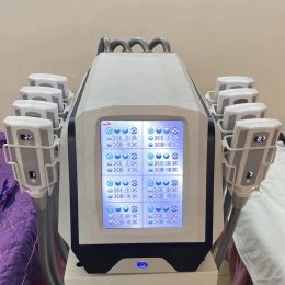 New Fat Loss 8 Pads Diamond Ice Sculpture Cold Fat Freezing 360 Degree Body Sculpting Beauty Slimming Machine