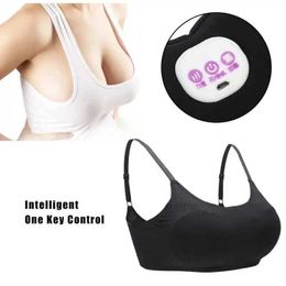 Bust Enhancer Breast Massage Bra Electric Heating Vibration Growth Massager Low Noise Heat Compression Lift Enlargement Booster USB Q240509