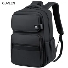 Backpack Men Business For 15'6 Inch Laptop Portable Multifunctional Waterproof Rucksack High Quality Nylon Cloth Bag