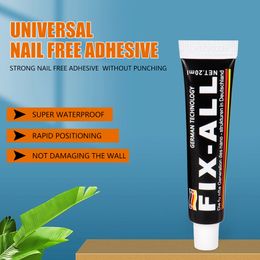 Nail Free Adhesive Glue Strong Adhesive Waterproof strong adhesive bond nail glue nail