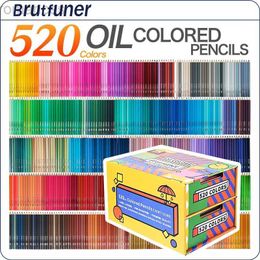 Pencils Brutfuner 520 professional paint pencil set used for sketching colored school childrens art supplies d240510