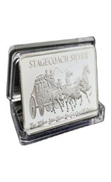 Northwest Territorial Craft Mint 999 Fine Stage Silver Divisible Bar Coin Metal Crafts Gifts No Magnetic 1OZ Silver Bullion6421786