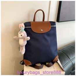 Designer Bag Stores Are 95% Off French 70th Anniversary Backpack Nylon Waterproof Fashion Casual Lightweight Womens BookTN34