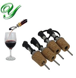 Olive Oil Sprayer Liquor Dispenser Wine Cork Pourers Spout flip top beer bottle cap stopper tap faucet stainless steel bar tools a9235634