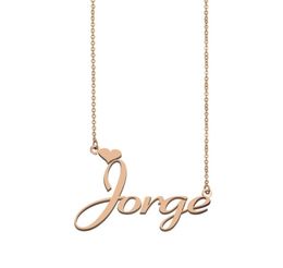 Jorge Name Necklace Custom Name Necklace for Women Girls Friends Birthday Wedding Christmas Mother Days Gift8619651