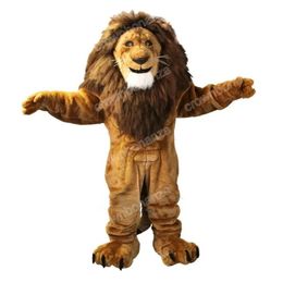 Halloween Lion King Mascot Costume Cartoon Character Outfit Suit Xmas Outdoor Party Festival Dress Promotional Advertising Clothings