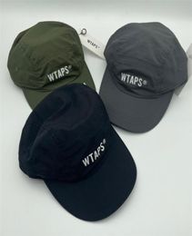 WTAPS Summer 5 Panel Camp Cap Drawstring Adjustable Baseball Hip Hop Trucker s For Men Women Fitted Dad Hat 2203128921854