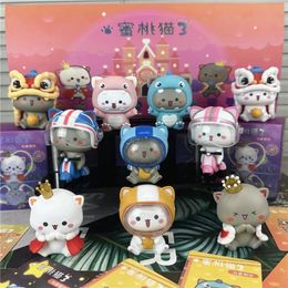 Mitao Cat Blind Box Kawaii Toy Love Series Season 3 Mystery Cute Cartoon Doll Model Action Figure Surprise Birthday Gift 240506