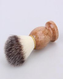 Shaving Brush Badger Hair Men Barber Salon Men Facial Beard Cleaning Appliance Shave Tool Razor Brush Wood Handle for Men3371266