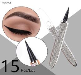 False Eyelashes 15PcsLot 2 In 1 Waterproof Long Lasting Eye Pencil Whole Eyelash Glue Eyeliner Pen Liquid Liner Lash Adhesive5082203