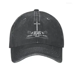 Ball Caps Classic Cotton Christian Quote Baseball Cap Men Women Personalized Adjustable Adult Christ Jesus Cross Dad Hat Spring