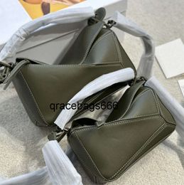 Luxury Fashion Puzzle Shoulder Bags Womens Totes Size Designer Handbags For Mens Cross Body L Purses Geometry Crossbody Bag