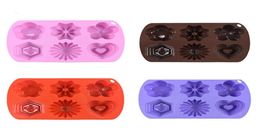 6 In 1 Cake Mould Tool Silicone Baking Pudding Jelly Chocolate Molds236k563e1675119