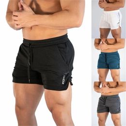 2023 Fitness sports Shorts Man Summer Gyms Workout Male Breathable Mesh shorts Quick Dry Beach Short Pants men Sportswear 240420