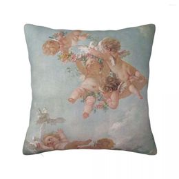 Pillow Cherubs Renaissance Aesthetic Throw Christmas Ornaments 2024 Ornamental Pillows For Living Room