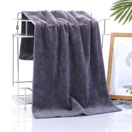 Microfiber Bath Dry Hair Towel Soft Thickened Household Car Cleaning Sports Absorbent Barber Beauty Salons Towels 240510