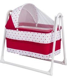 Rocking Mother Side Baby Cribs Cradle naturally dyed high quality fast delivery97978444499349
