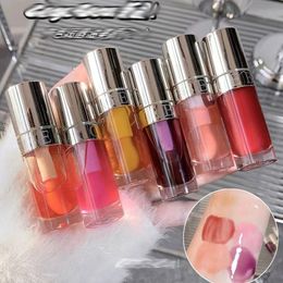 Makeup 6 Colour Lip Oil Crystal Jelly Lip Gloss Glossy Moisturising Clear Tinted Lip Lotion