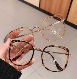 Men Women Antiblue Light Glasses Frame Vintage Large Square Eyeglasses Blocking Blueray Oversized Spectacles Frames Y08315319895