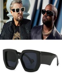 2021 new Fashion Designer Oversized Polygon Sunglasses Men Vintage Shield Cool Ins women Sun Glasses uv4002252527