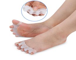 Silicone Bunion Corrector Toe Separators Foot Care Tool Hallux Valgus Corrector Straightener Spreader 5colors LLA3937071934