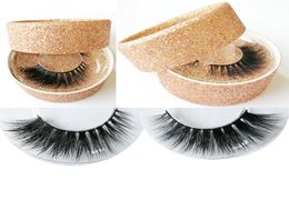 3d False real MINK Eyelashes Handmade true Mink Lashes Charming Long Messy Thick Cross Lashes Makeup Beauty Lashes GR827781143