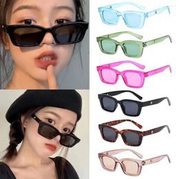 Sunglasses Trendy Style Driver Goggles UV400 Protection Ladies Eyeglasses For Women Retro Sun Glasses Rectangle