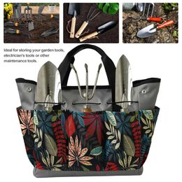 Storage Bags Gardening Tool Organiser Oxford Fabric W/ Multi Pocket&Handle Garden Kit Holder Large Capacity Multifunction For Women/Men