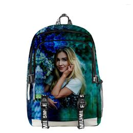 Backpack Mia Maples 2024 Zipper Backpacks School Bag Unique Daypack Traval Oxford Cloth