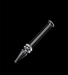 5 Inches Quartz Dab Straw Portable Pen Style Dab Heat Fast Mini NC Clear Quartz Tips Dab Tube For Wax Smoking Rigs9404822