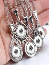 Snap Button Jewelry Mini 12mm Pendant Fit Buttons Necklace For Women5605874