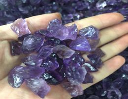 High Quality Brazil natural rough amethyst quartz specimen raw rock gemstone crystal healing energy stones DIY jewelry1707477