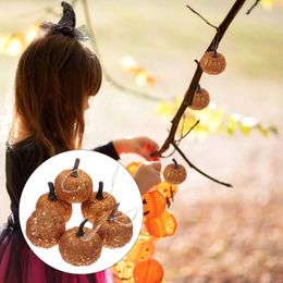 Decorative Flowers 10 Pcs Bubble Gold Dust Squash Pumpkin Outdoor Imitation Party Ornament Foam Props Child Home Autumn Decoration