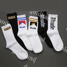 Fashion Brand Crew Socks Mens Sport Breathable Sock Designer Letter Embroidery Socks 5pairs/Lot