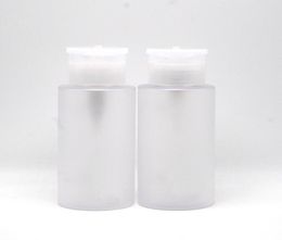Frosted Plastic Cosmetic Bottles Containers 200ml Lotion Toner Essence Transparent Remover Packing Bottles Makeup Storage Jars 0229020471